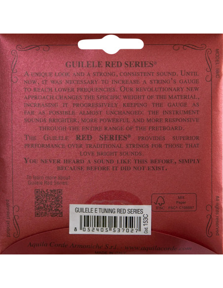 Corde per Guitarkid® - Ideali per lo Studio | Red Series 153C